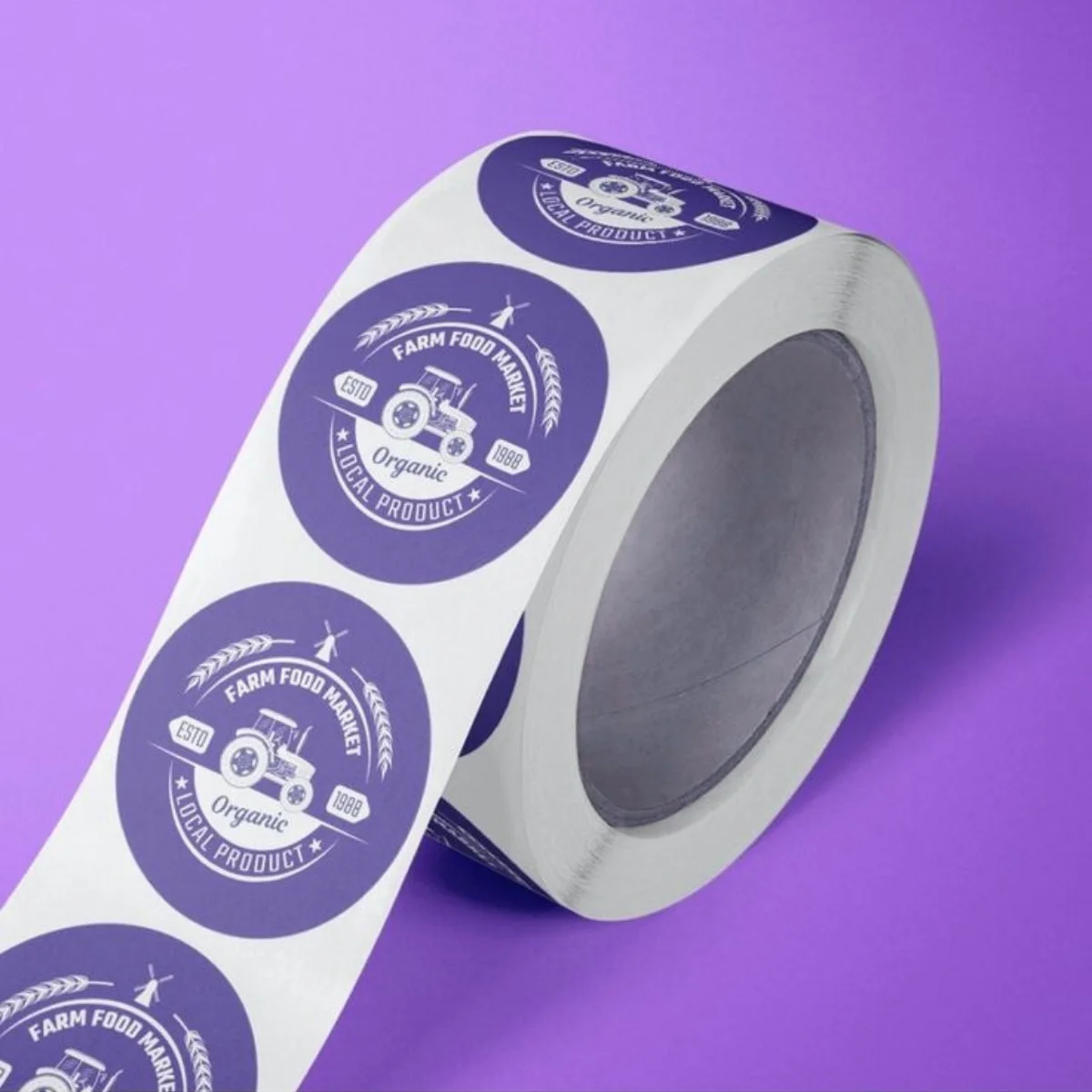 Stickers on a Roll