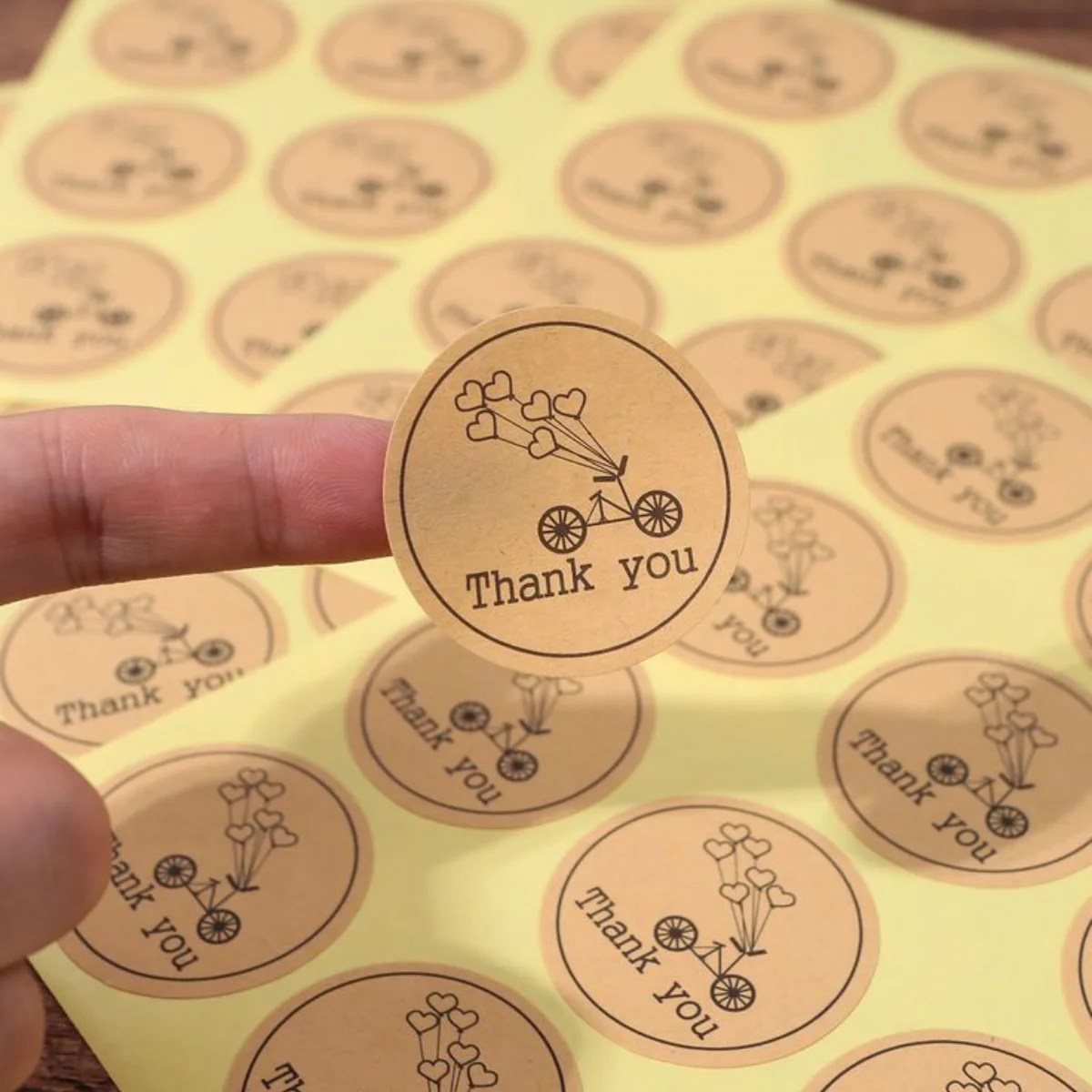 Kraft Stickers