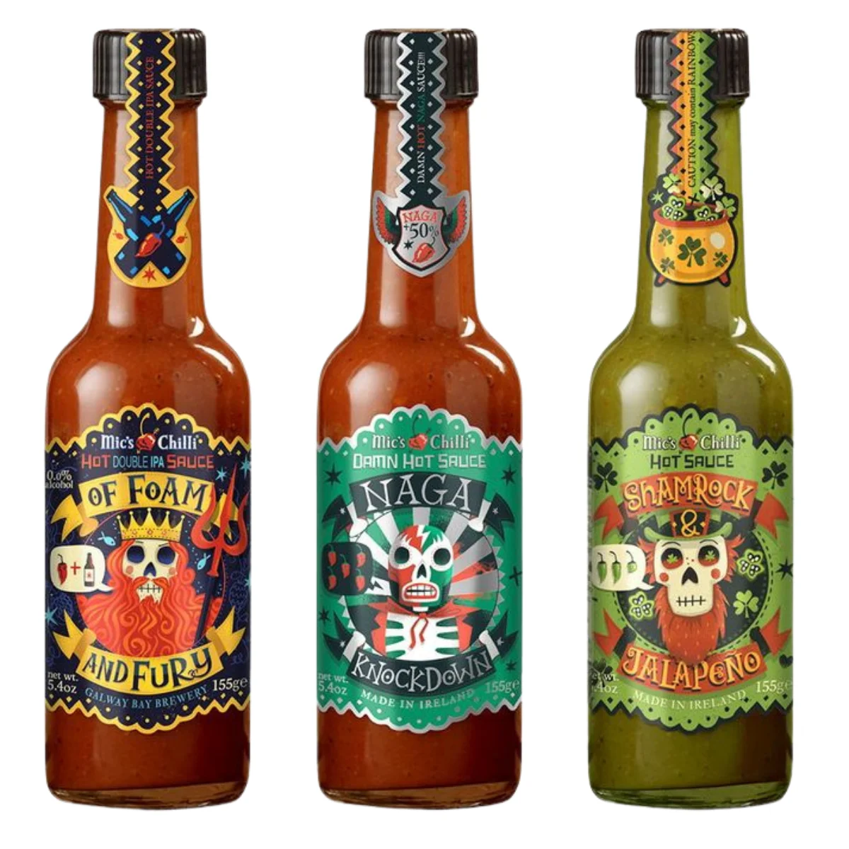 Custom Die Cut Hot Sauce Labels